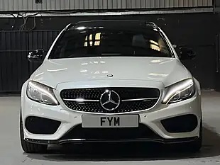 Used 2016 Mercedes-Benz C-Class AMG (premium Plus) White - Interior and Exterior details 16