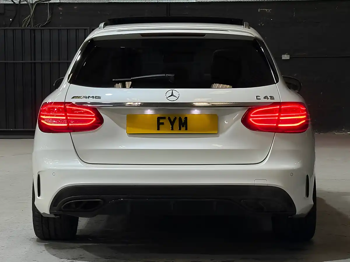 Used 2016 Mercedes-Benz C-Class AMG (premium Plus) White - Interior and Exterior details 17