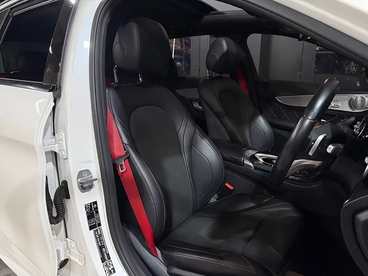 Used 2016 Mercedes-Benz C-Class AMG (premium Plus) White - Interior and Exterior details 9