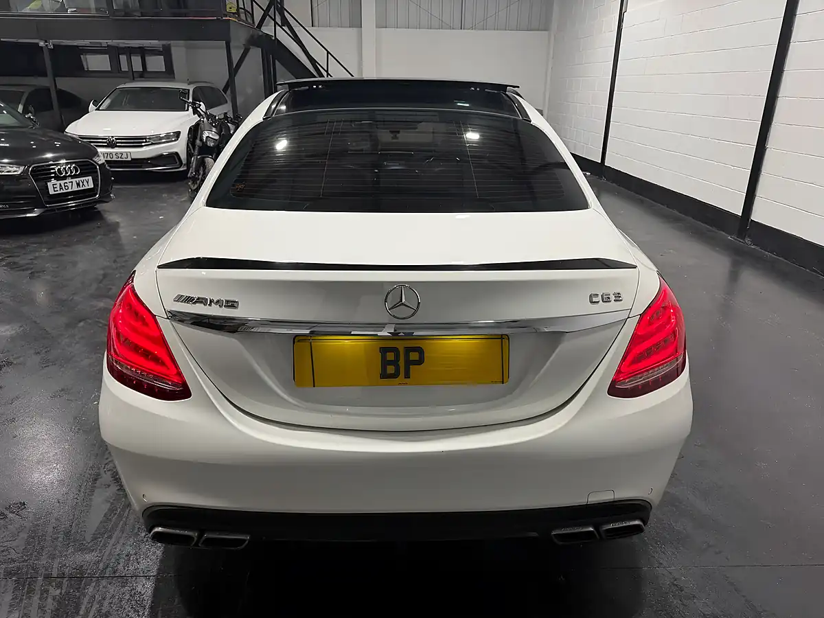 Used 2016 Mercedes-Benz C Class AMG (premium) White - Interior and Exterior details 10