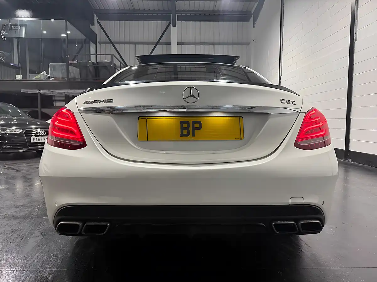 Used 2016 Mercedes-Benz C Class AMG (premium) White - Interior and Exterior details 11