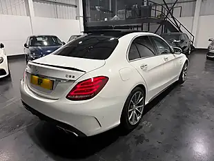 Used 2016 Mercedes-Benz C Class AMG (premium) White - Interior and Exterior details 13