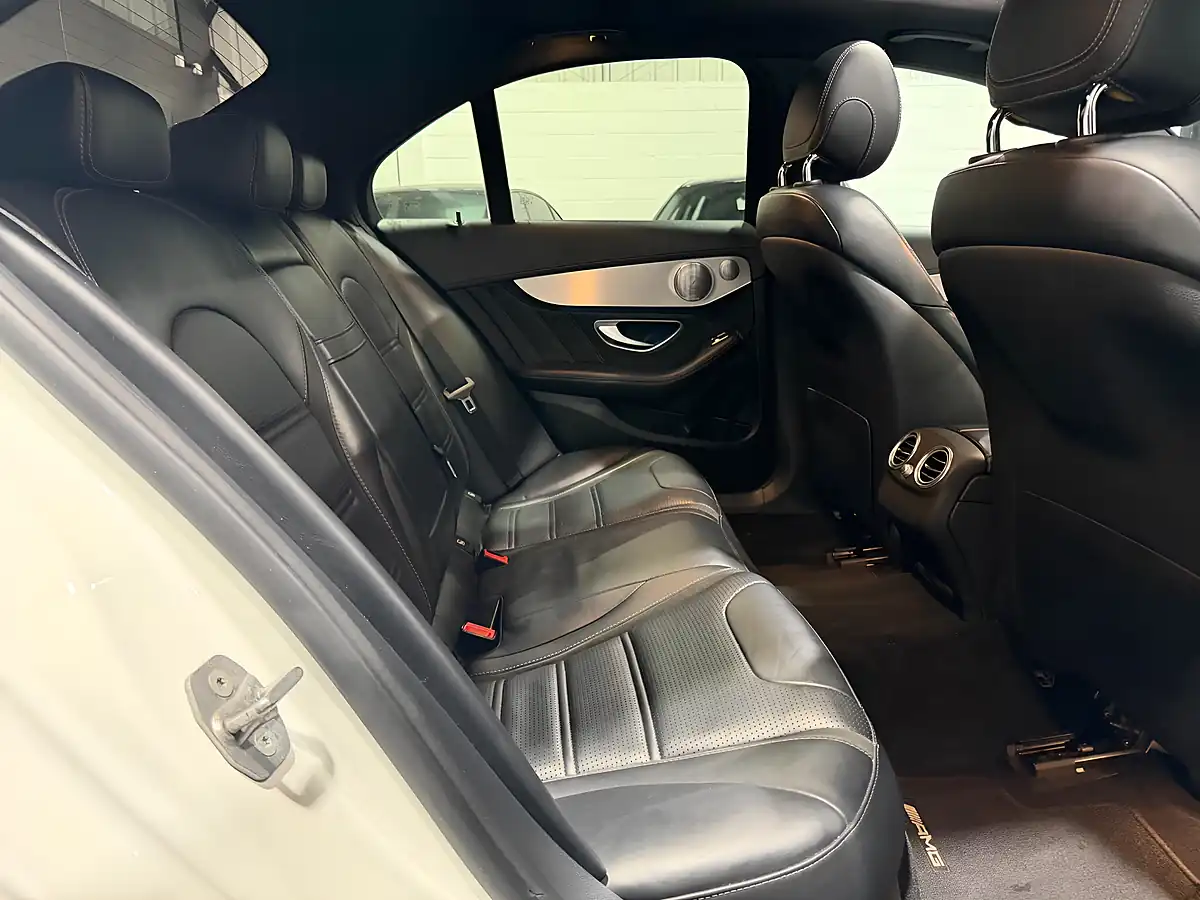 Used 2016 Mercedes-Benz C Class AMG (premium) White - Interior and Exterior details 17