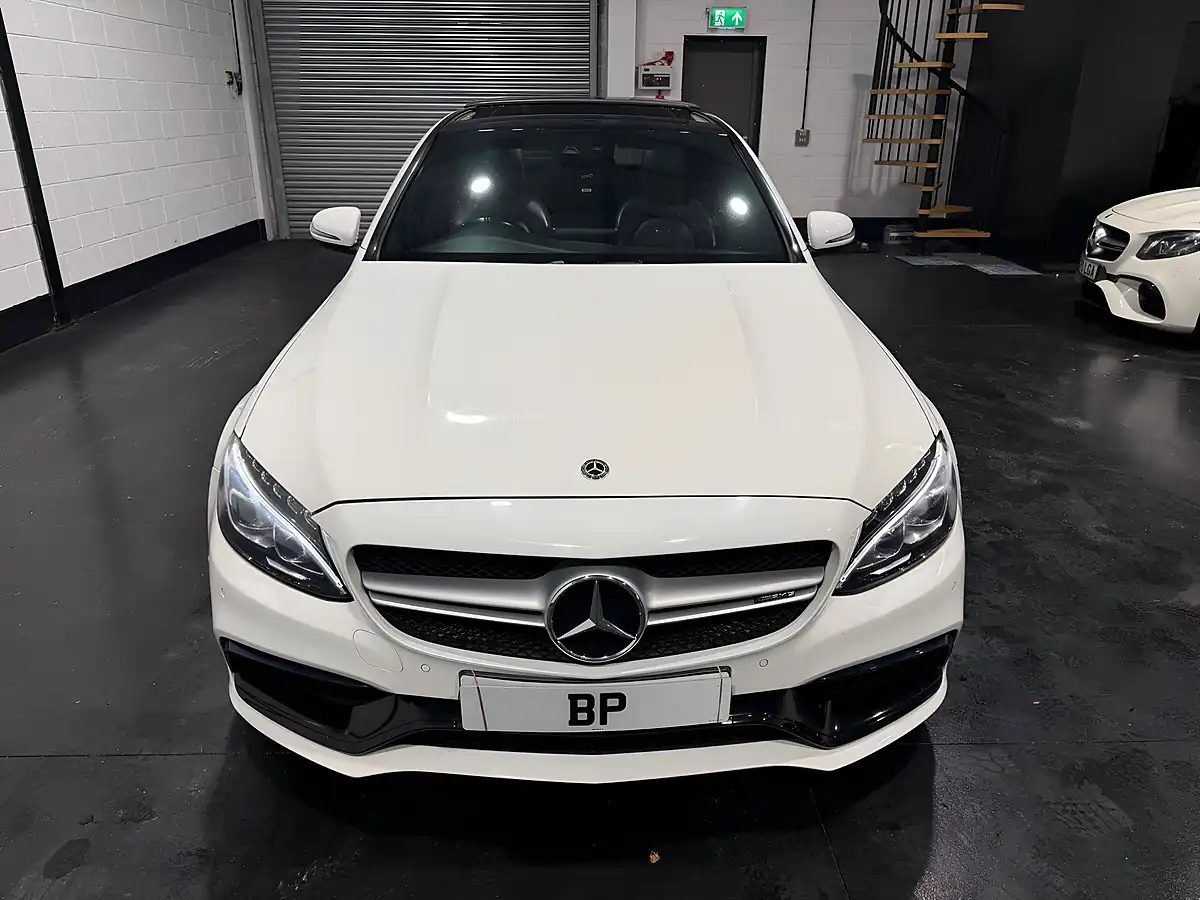 Used 2016 Mercedes-Benz C Class AMG (premium) White - Interior and Exterior details 2