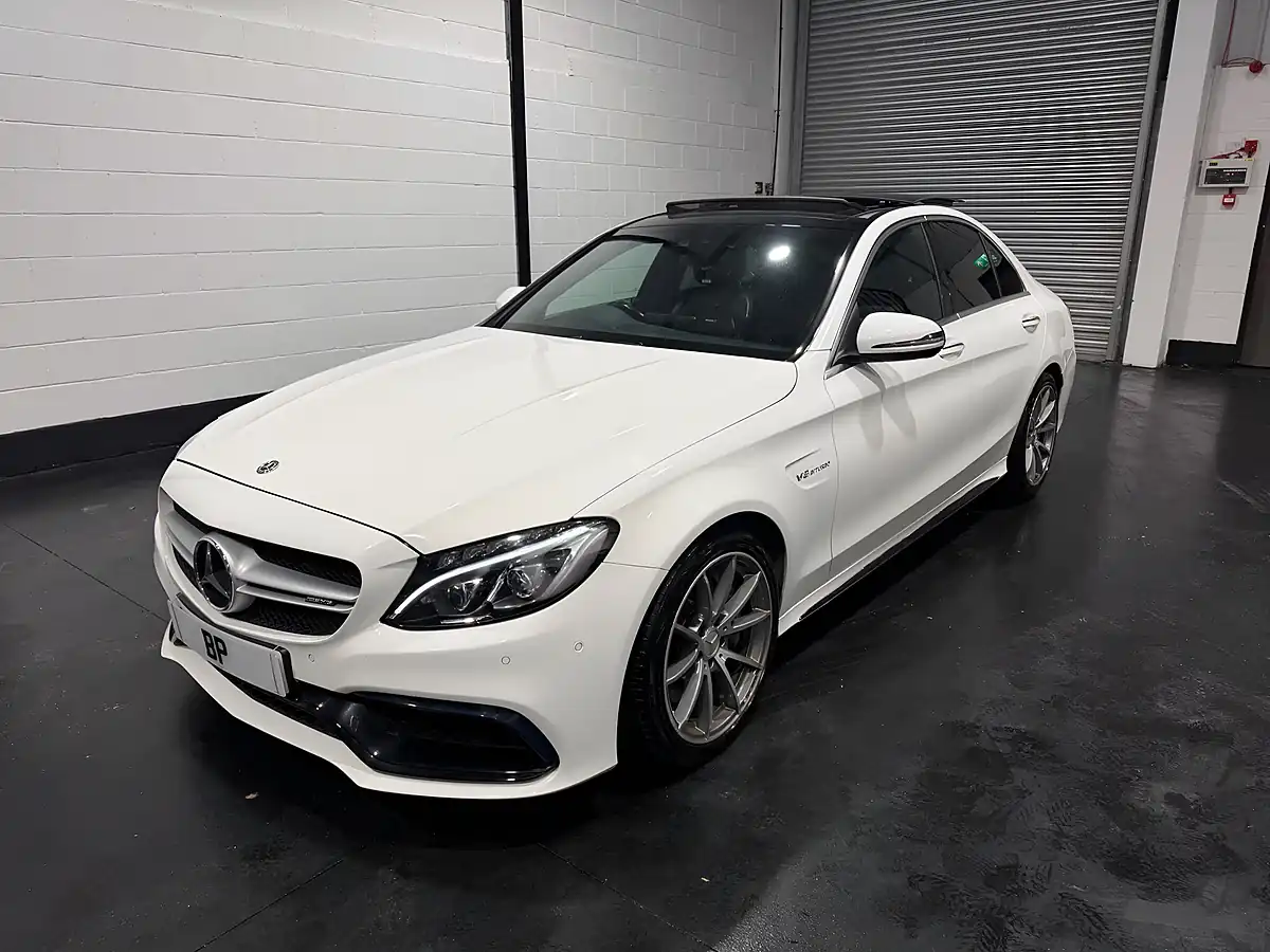 Used 2016 Mercedes-Benz C Class AMG (premium) White - Interior and Exterior details 3