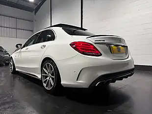 Used 2016 Mercedes-Benz C Class AMG (premium) White - Interior and Exterior details 5