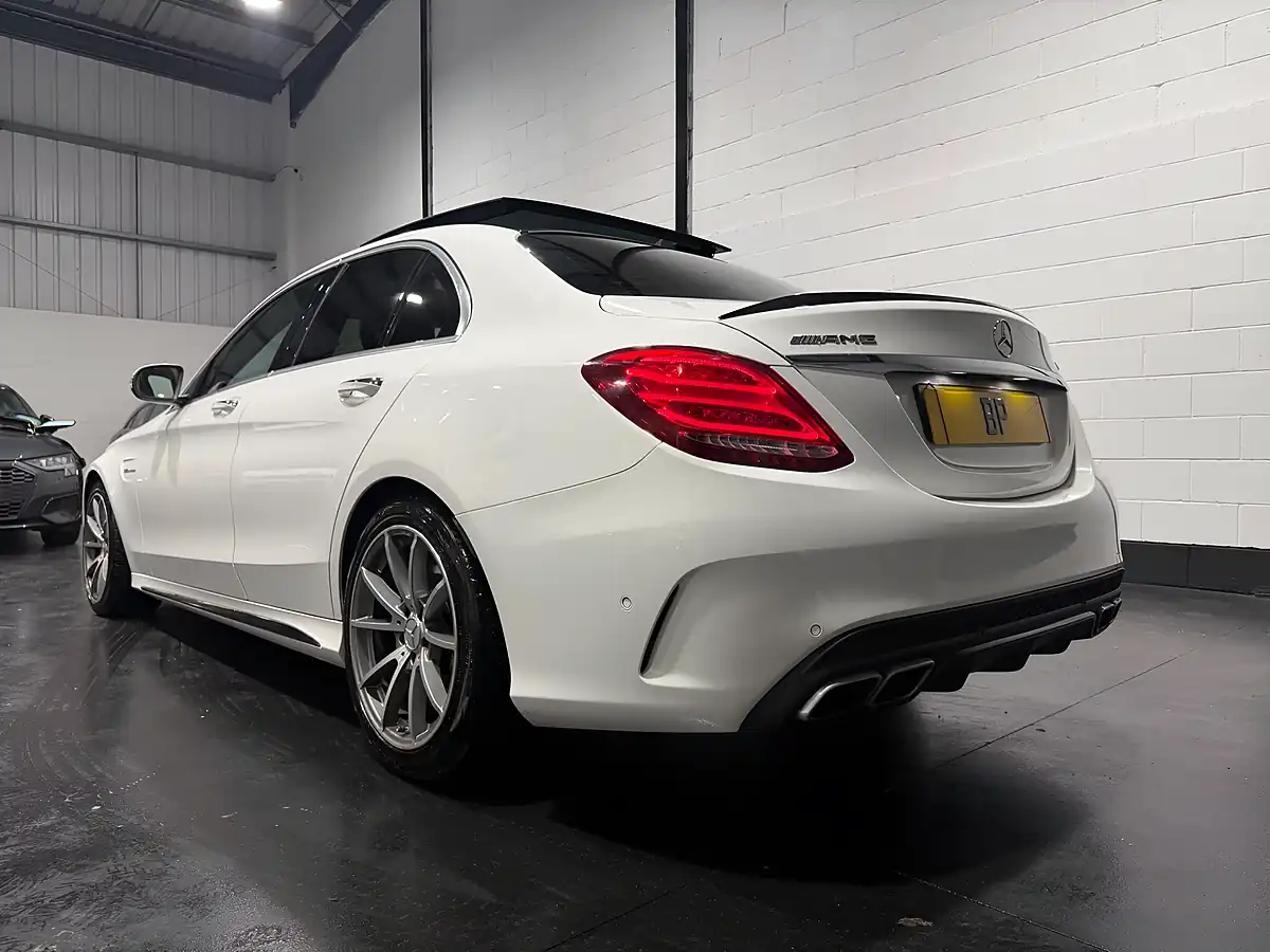 Used 2016 Mercedes-Benz C Class AMG (premium) White - Interior and Exterior details 5
