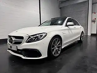 Used 2016 Mercedes-Benz C Class AMG (premium) White - Interior and Exterior details 7