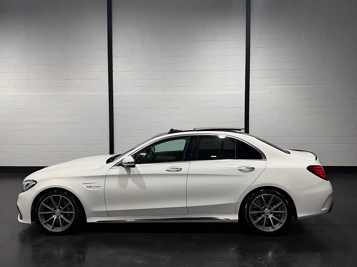 Used 2016 Mercedes-Benz C Class AMG (premium) White - Interior and Exterior details 9
