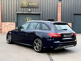 Used 2016 Mercedes-Benz C Class Premium Plus Blue - Interior and Exterior details 14