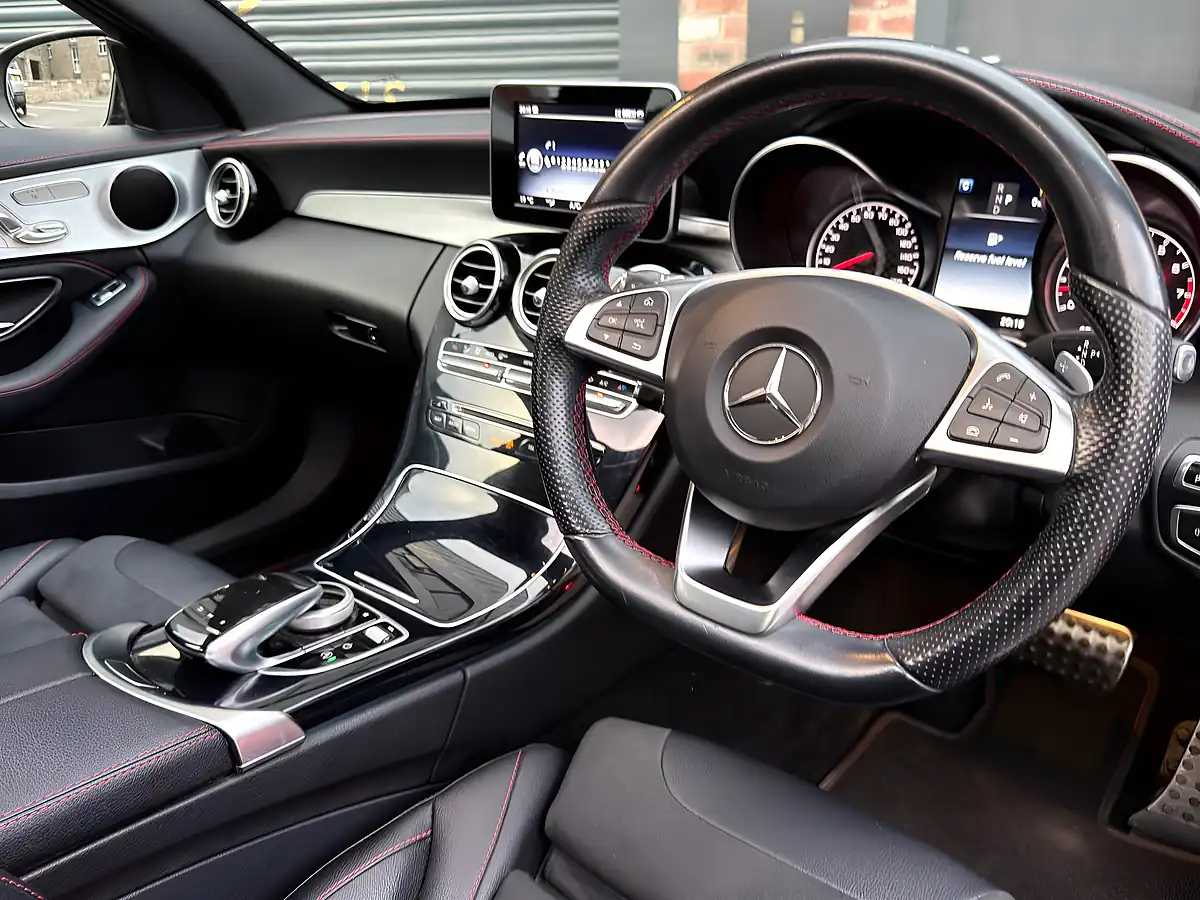 Used 2016 Mercedes-Benz C Class Premium Plus Blue - Interior and Exterior details 19