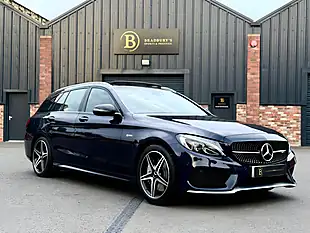 Used 2016 Mercedes-Benz C Class Premium Plus Blue - Interior and Exterior details 7