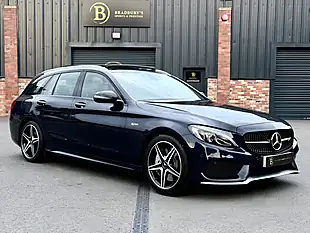 Used 2016 Mercedes-Benz C Class Premium Plus Blue - Interior and Exterior details 8