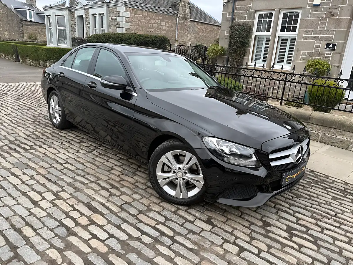 Used 2016 Mercedes-Benz C Class Se Executive Edition Obsidian Black - Front View
