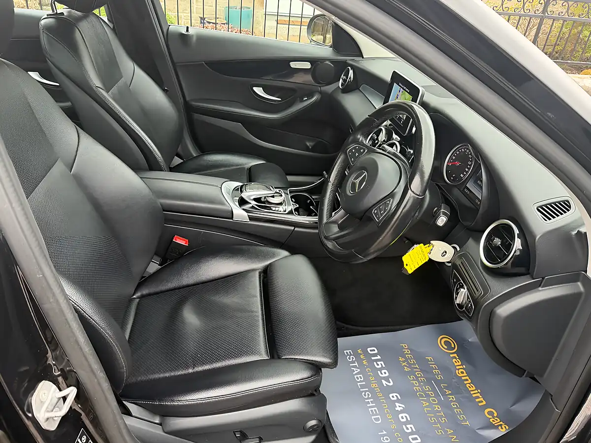 Used 2016 Mercedes-Benz C Class Se Executive Edition Obsidian Black - Interior and Exterior details 2