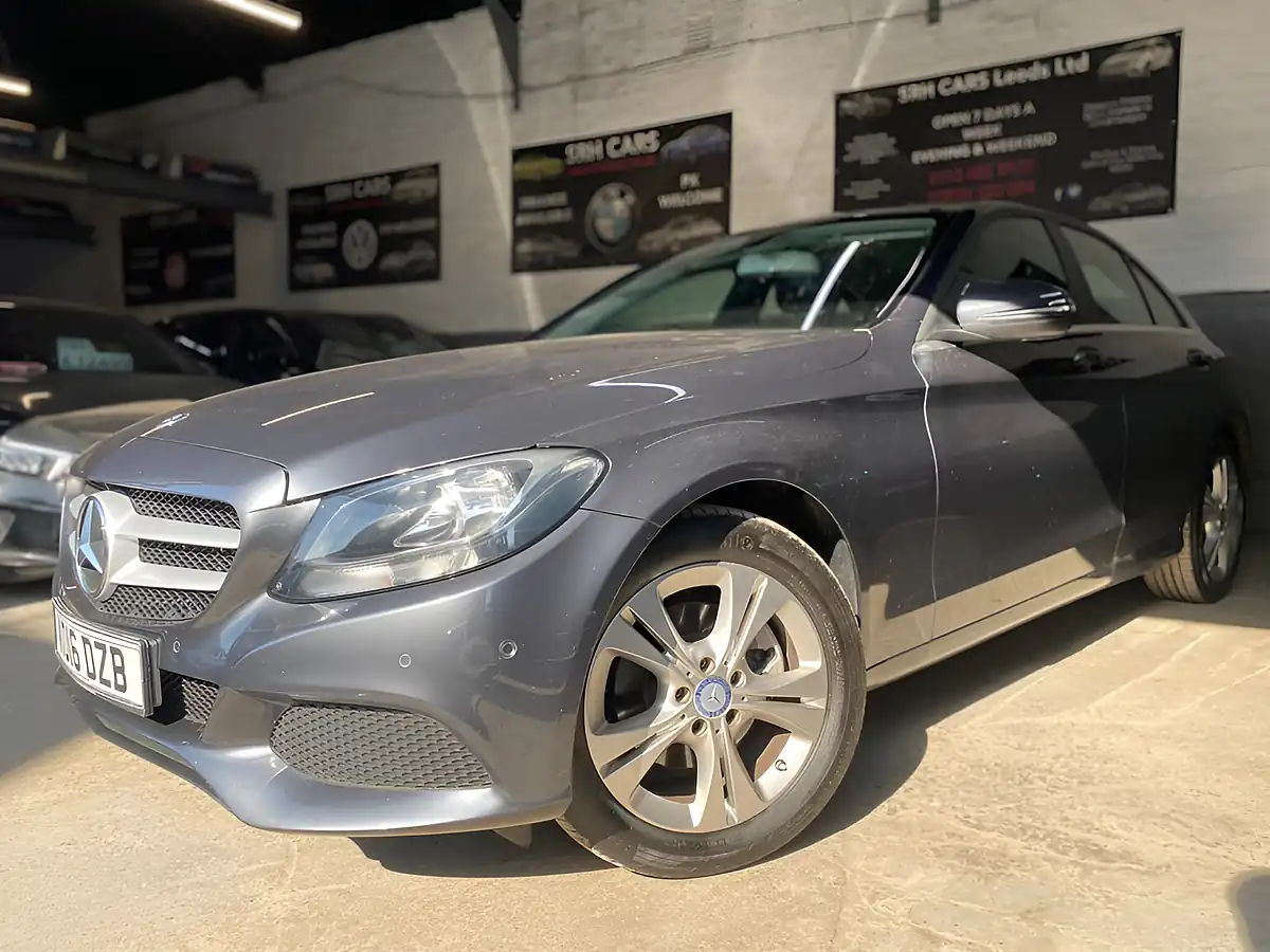 Used 2016 Mercedes-Benz C Class Se Grey - Front View