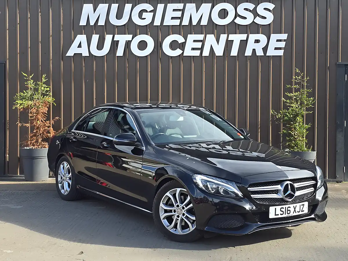 Used 2016 Mercedes-Benz C Class Sport Black - Front View