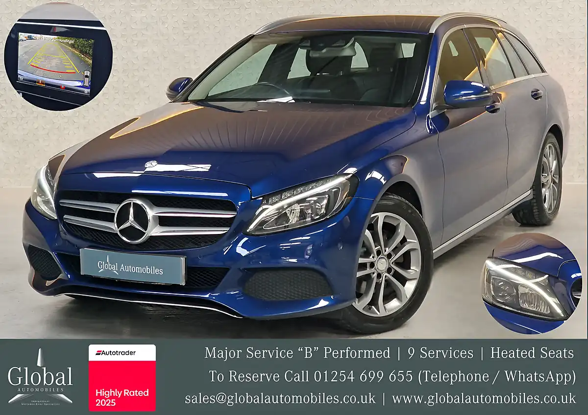 Used 2016 Mercedes-Benz C-Class Sport Brilliant Blue - Front View