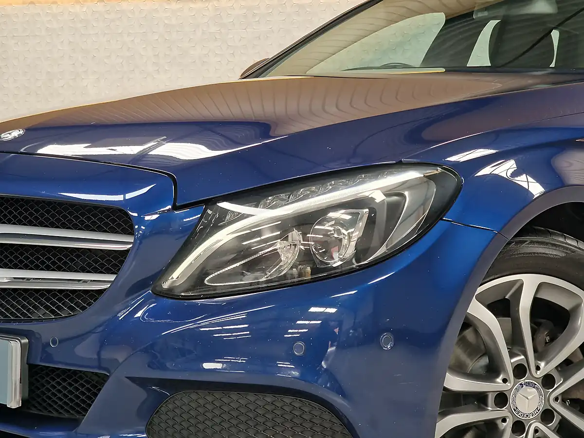 Used 2016 Mercedes-Benz C-Class Sport Brilliant Blue - Interior and Exterior details 11