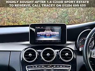 Used 2016 Mercedes-Benz C-Class Sport Brilliant Blue - Interior and Exterior details 3
