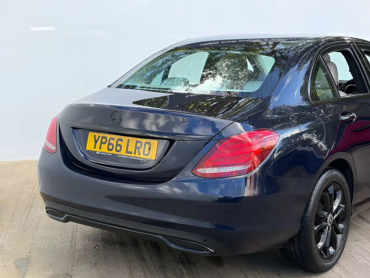 Used 2016 Mercedes-Benz C Class Sport Cavansite Blue - Interior and Exterior details 12