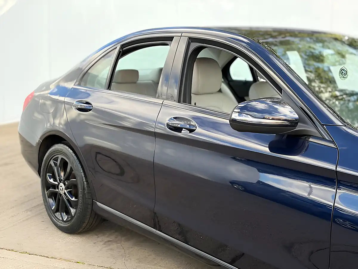 Used 2016 Mercedes-Benz C Class Sport Cavansite Blue - Interior and Exterior details 6