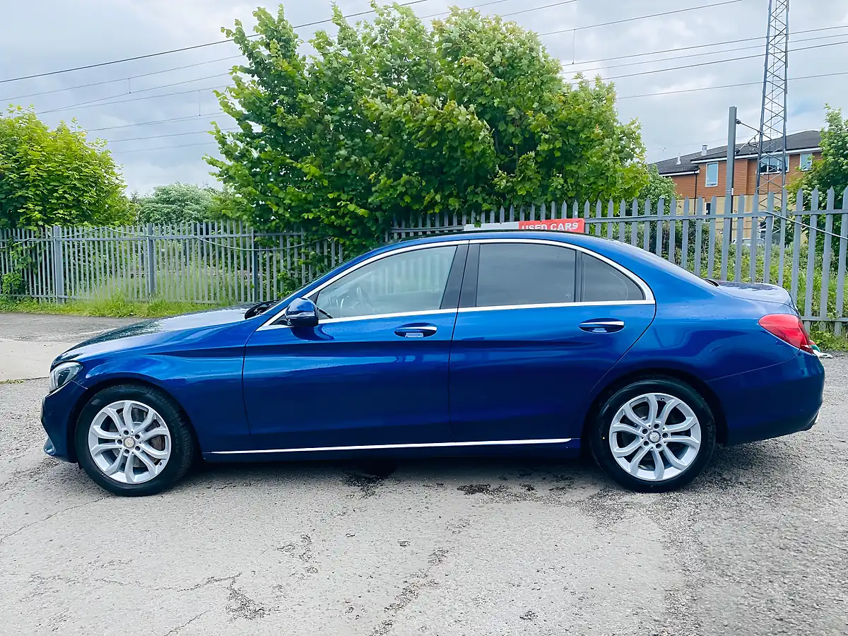 Used 2016 Mercedes-Benz C Class Sport (premium) Blue - Interior and Exterior details 11