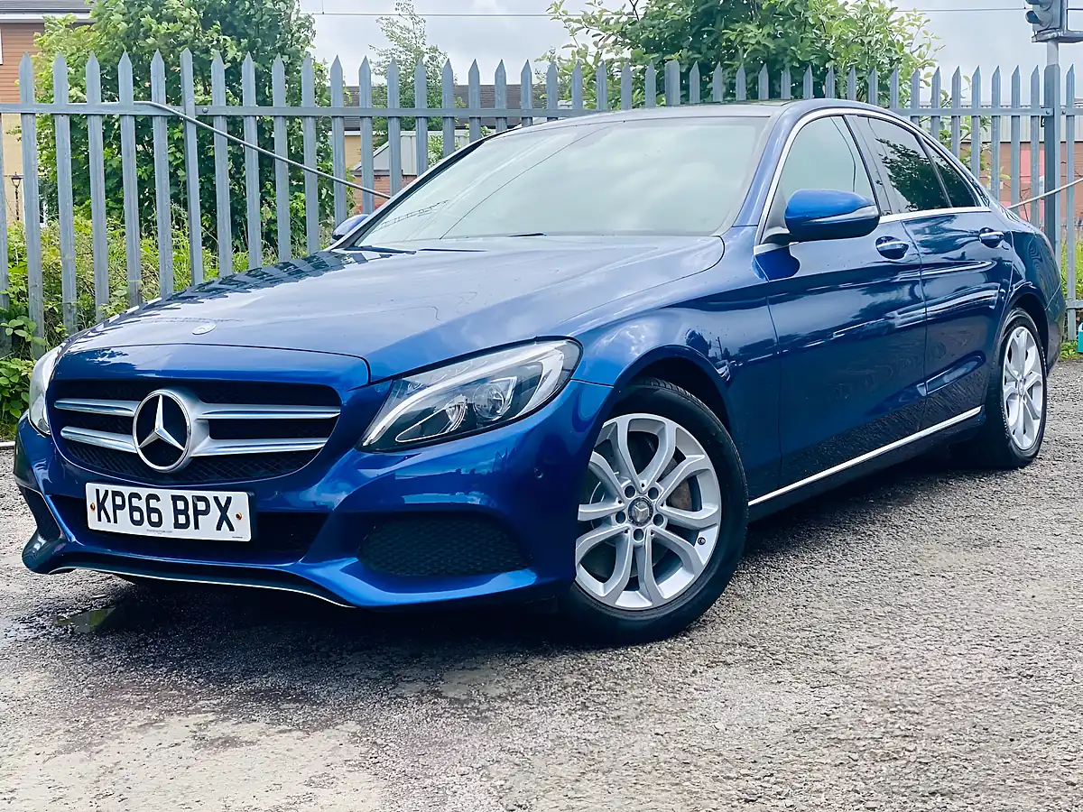 Used 2016 Mercedes-Benz C Class Sport (premium) Blue - Interior and Exterior details 3