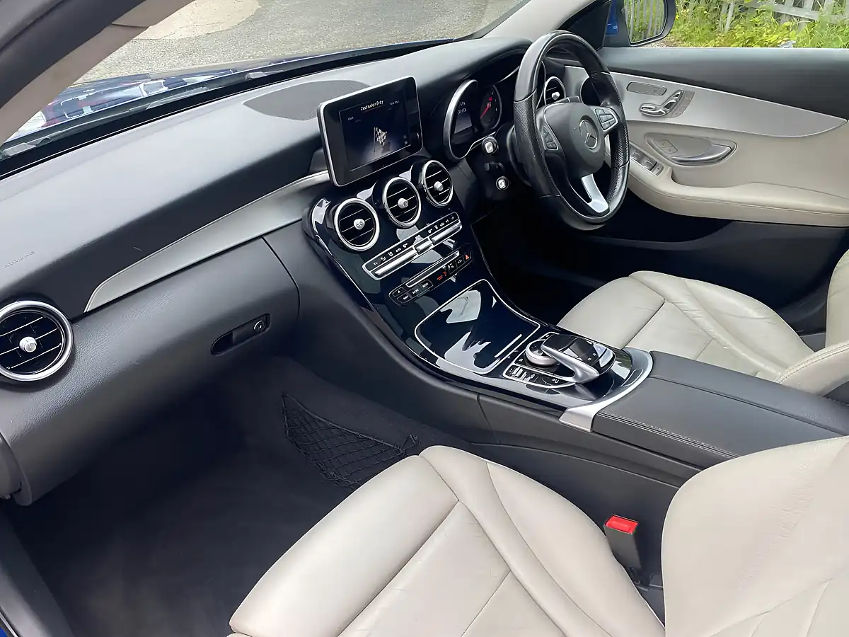 Used 2016 Mercedes-Benz C Class Sport (premium) Blue - Interior and Exterior details 5