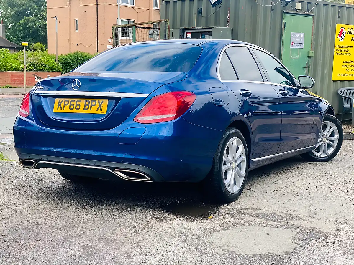Used 2016 Mercedes-Benz C Class Sport (premium) Blue - Interior and Exterior details 7