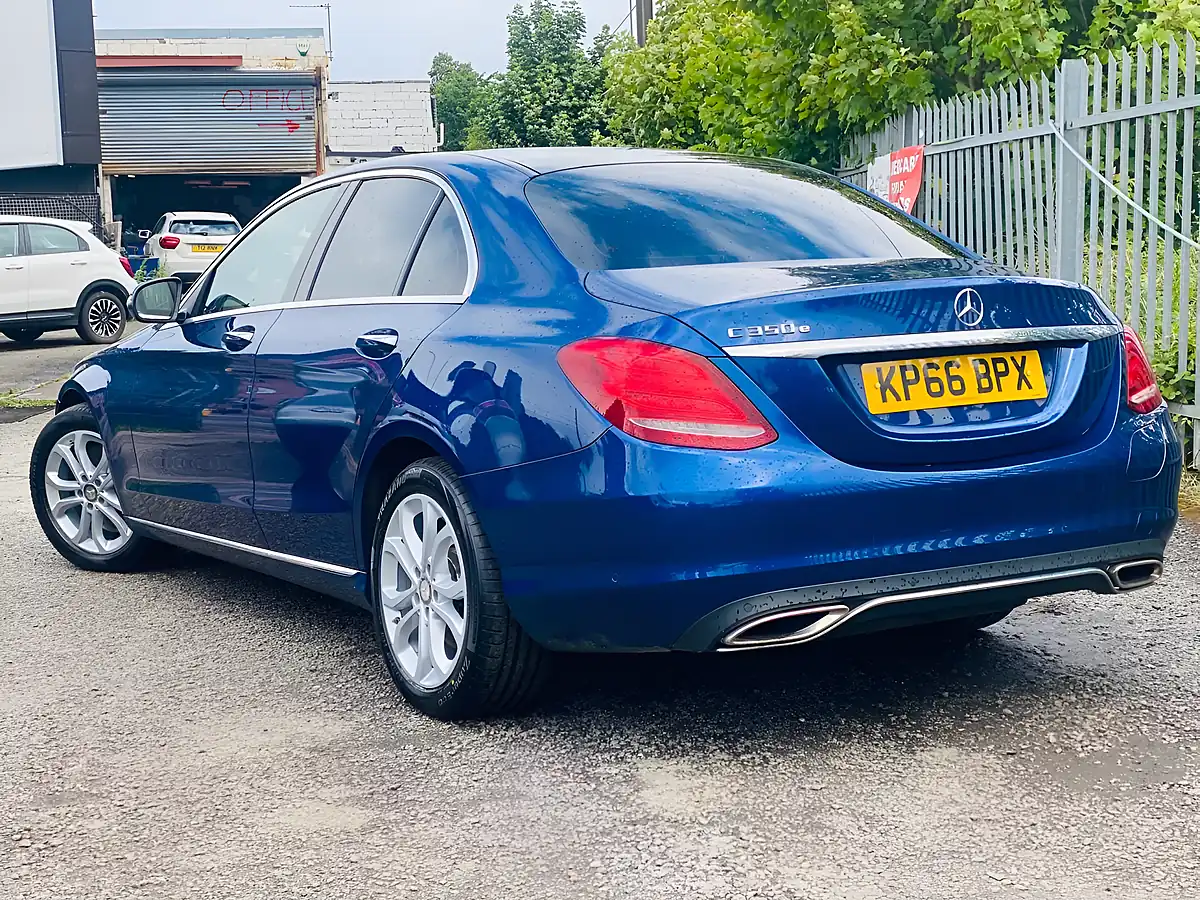 Used 2016 Mercedes-Benz C Class Sport (premium) Blue - Interior and Exterior details 9