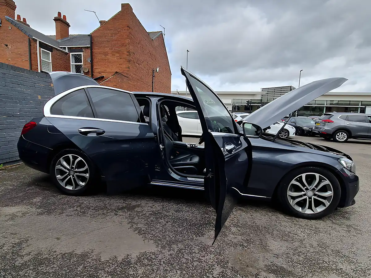 Used 2016 Mercedes-Benz C Class Sport (premium) Grey - Interior and Exterior details 12