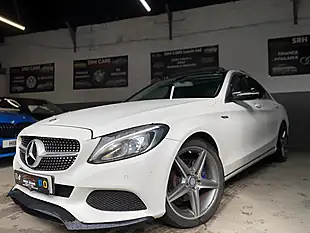 Used 2016 Mercedes-Benz C Class Sport (premium) White - Interior and Exterior details 11