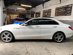 Used 2016 Mercedes-Benz C Class Sport (premium) White - Interior and Exterior details 12