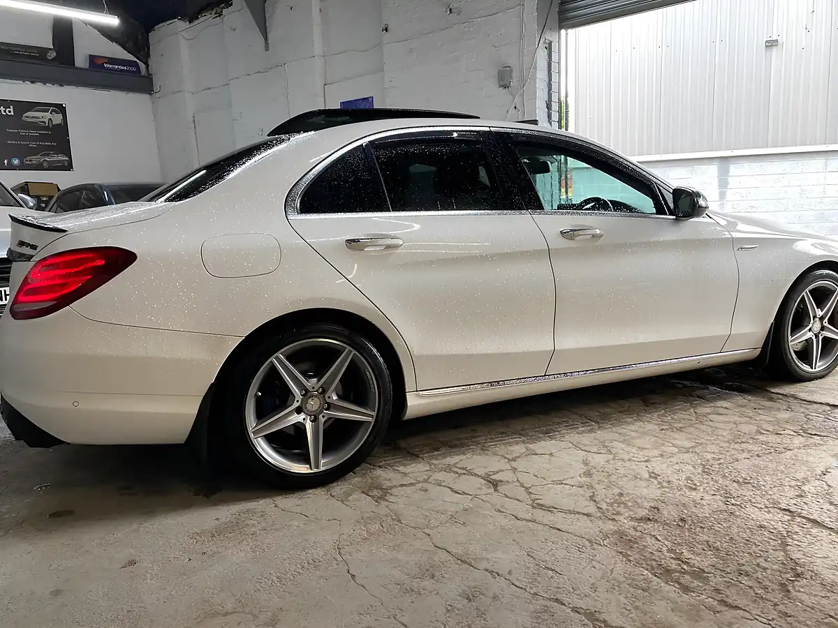 Used 2016 Mercedes-Benz C Class Sport (premium) White - Interior and Exterior details 14