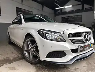 Used 2016 Mercedes-Benz C Class Sport (premium) White - Interior and Exterior details 4