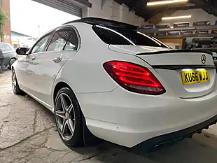 Used 2016 Mercedes-Benz C Class Sport (premium) White - Interior and Exterior details 6
