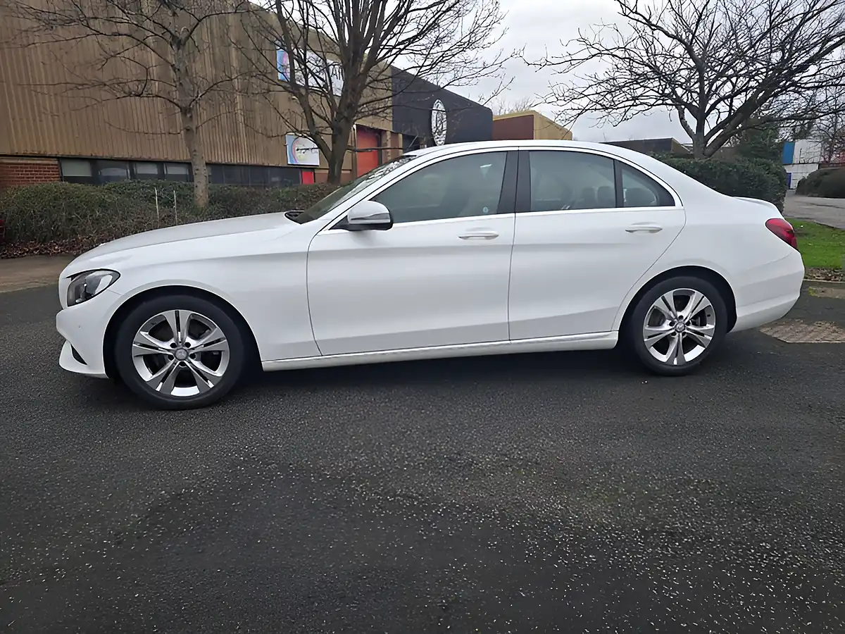Used 2016 Mercedes-Benz C Class Sport White - Interior and Exterior details 11