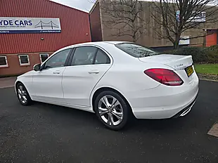 Used 2016 Mercedes-Benz C Class Sport White - Interior and Exterior details 13