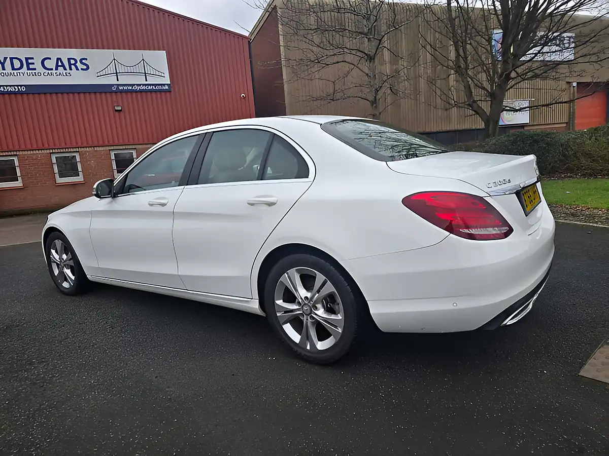 Used 2016 Mercedes-Benz C Class Sport White - Interior and Exterior details 13