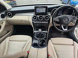 Used 2016 Mercedes-Benz C Class Sport White - Interior and Exterior details 15