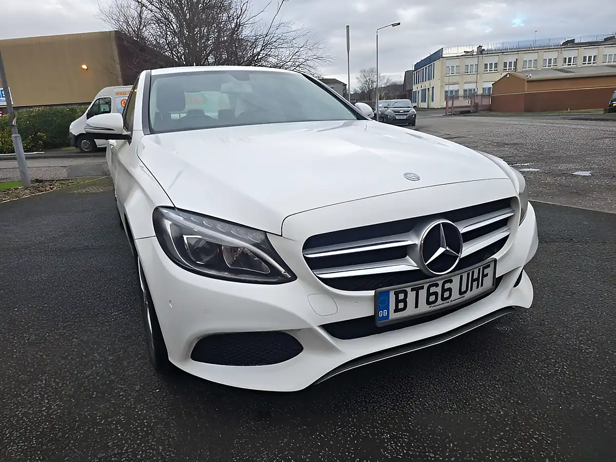 Used 2016 Mercedes-Benz C Class Sport White - Interior and Exterior details 3