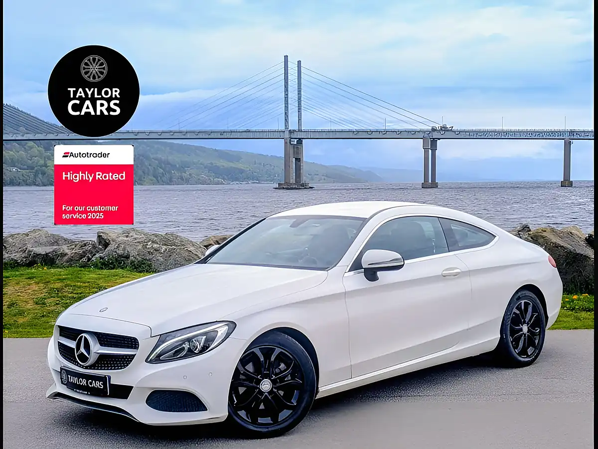 Used 2016 Mercedes-Benz C Class Sport White - Front View