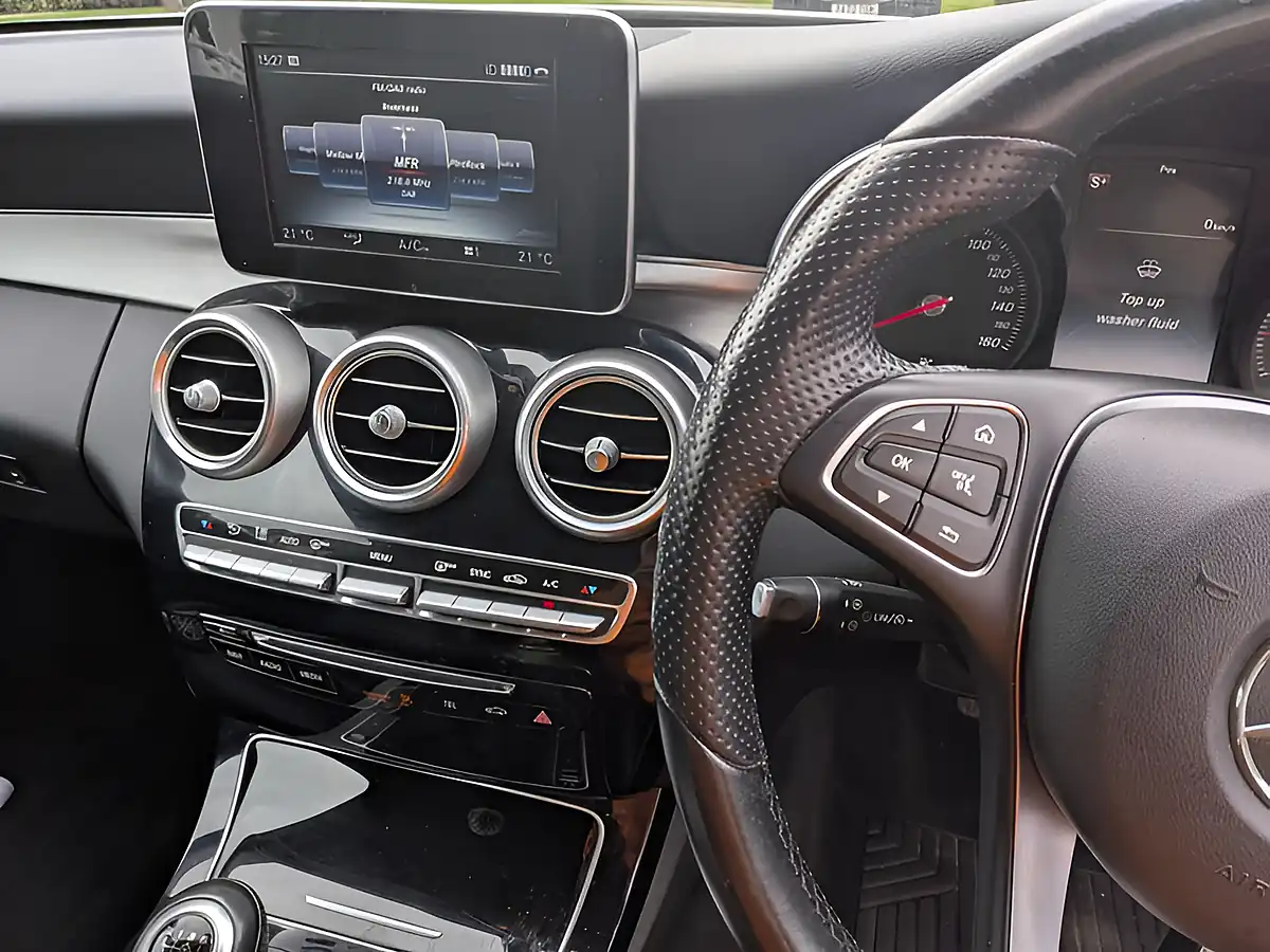 Used 2016 Mercedes-Benz C Class Sport White - Interior and Exterior details 12