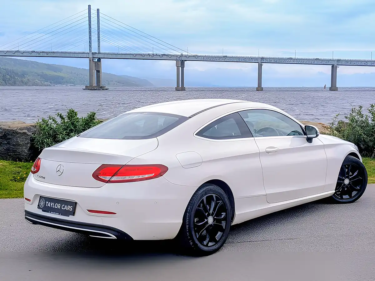 Used 2016 Mercedes-Benz C Class Sport White - Interior and Exterior details 5