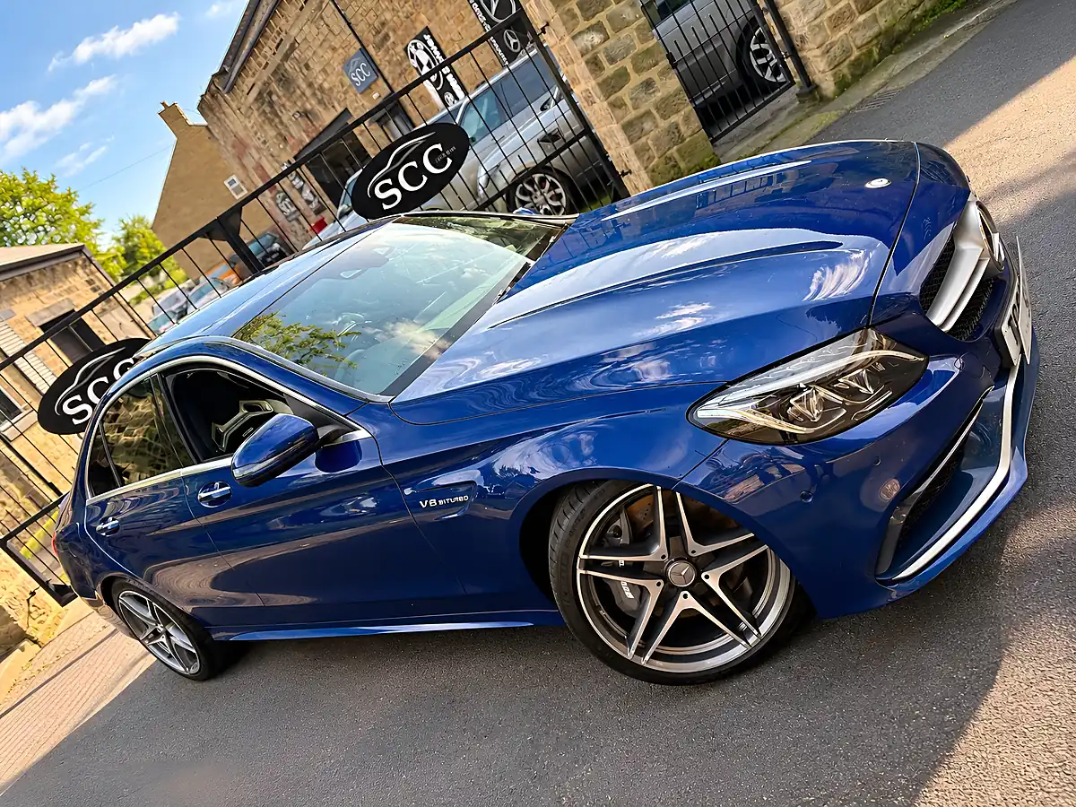 Used 2016 Mercedes-Benz C63 AMG Premium Brilliant Blue - Interior and Exterior details 3