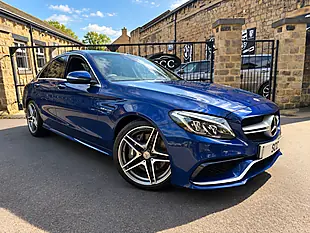 Used 2016 Mercedes-Benz C63 AMG Premium Brilliant Blue - Interior and Exterior details 4