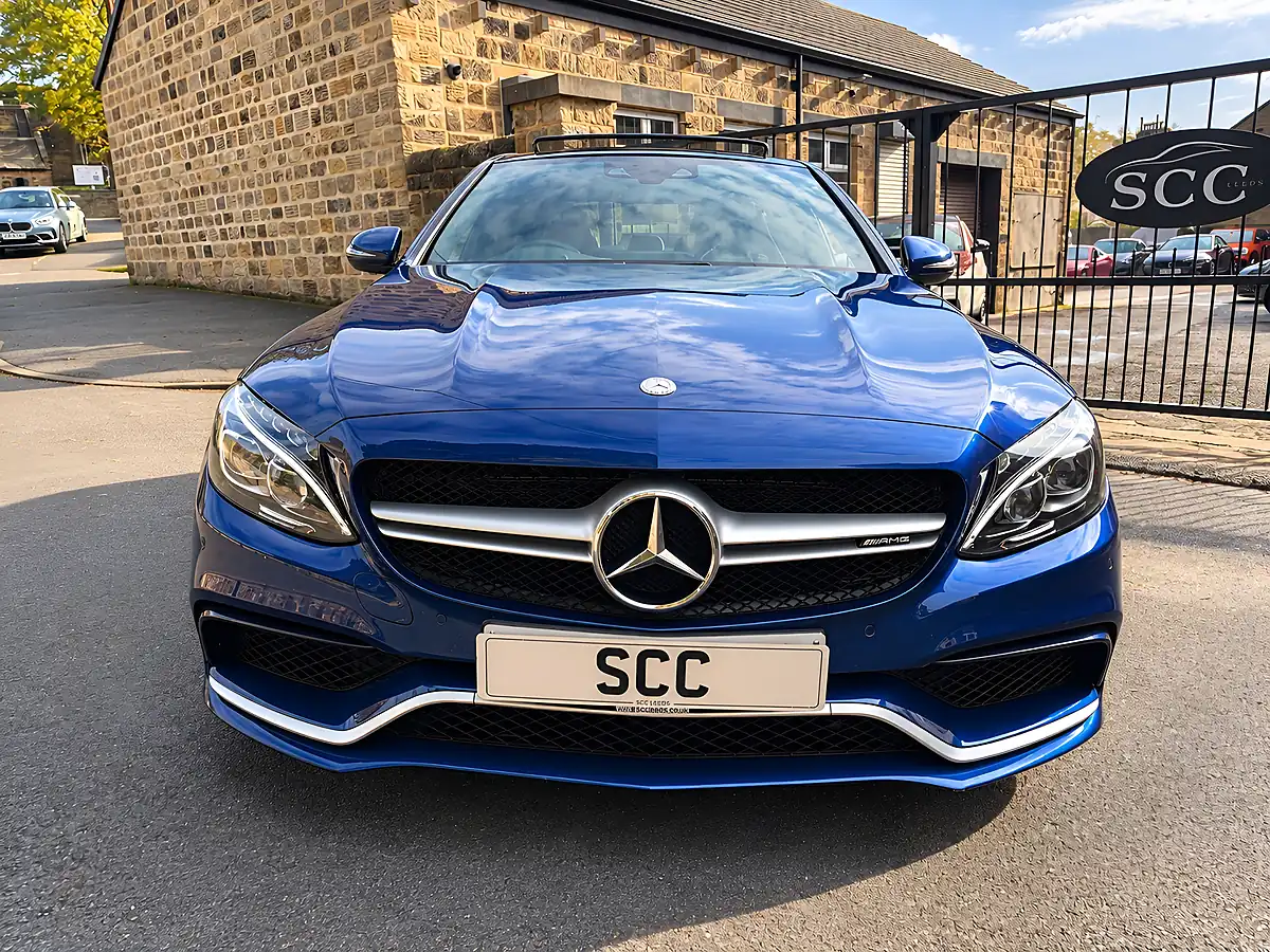 Used 2016 Mercedes-Benz C63 AMG Premium Brilliant Blue - Interior and Exterior details 5