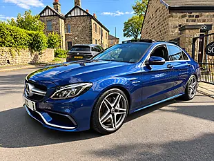 Used 2016 Mercedes-Benz C63 AMG Premium Brilliant Blue - Interior and Exterior details 6