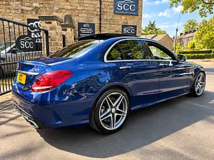 Used 2016 Mercedes-Benz C63 AMG Premium Brilliant Blue - Interior and Exterior details 7